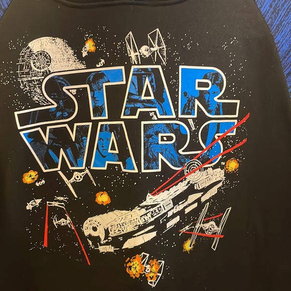Star Wars Mens Hooded Sweatshirt Size Large - Picture 2 of 4